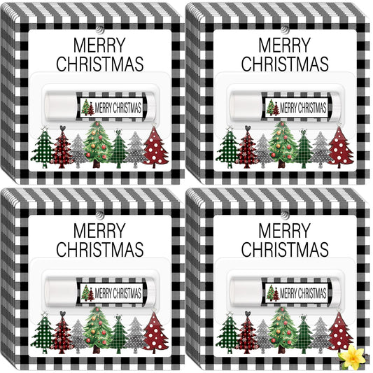 Lonfliness 50-pack Christmas lip balm bulk in festive packaging.