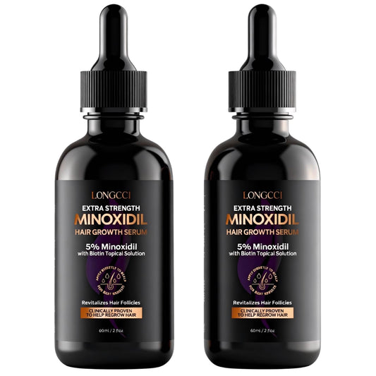 LONGCCI 5% Minoxidil bottle for hair density support