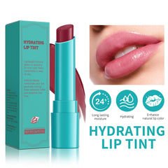Loobexery lip tint non-sticky shiny finish provides smooth shine without buildup.