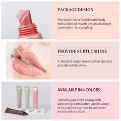 Loobexery lip butter with natural ingredients offering gentle conditioning for all skin types.