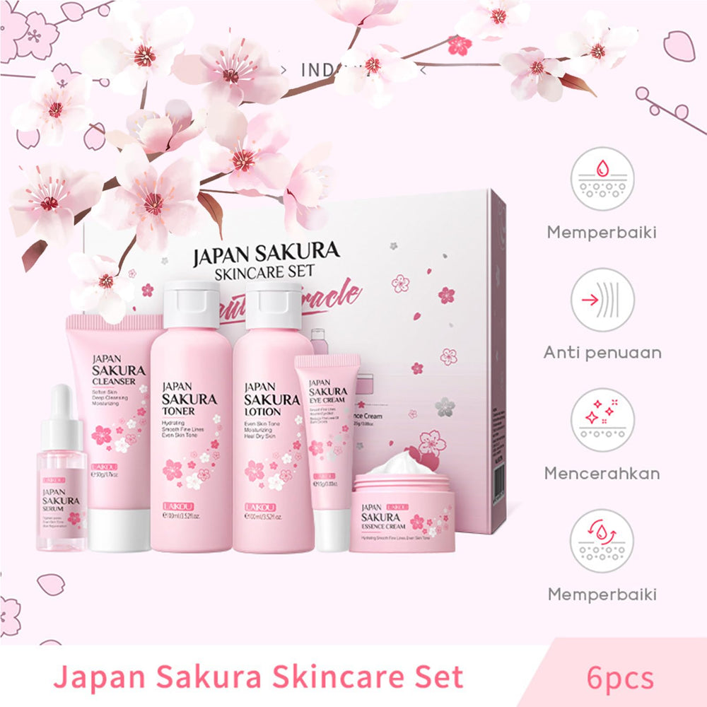 Loobexery Sakura toner helps balance skin and prep for moisturizer