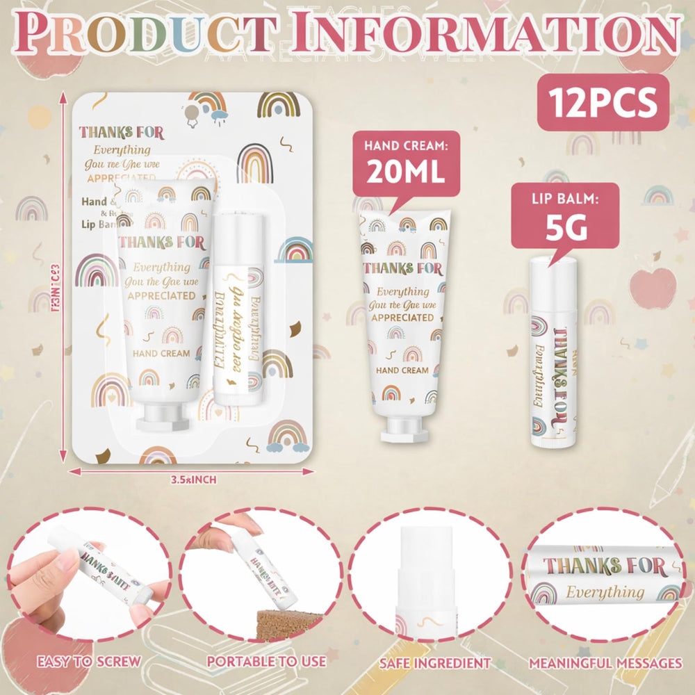 Loopeer avocado design hand cream with Boho rainbow backdrop
