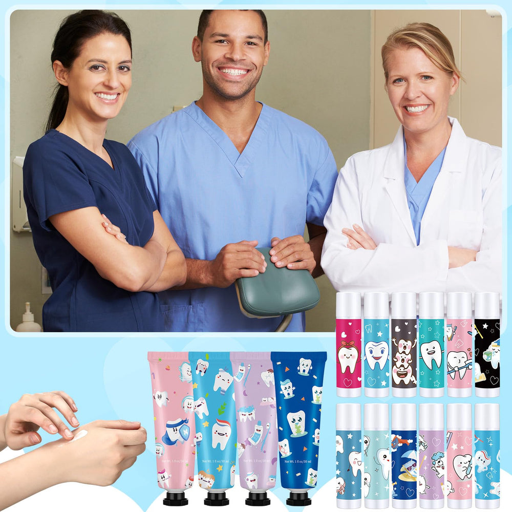 Loopeer dental gift set with assorted flavors shown together.