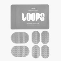 LOOPS HydraShield hydrogel body patch delivers deep hydration for dry skin and improved softness.