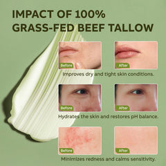 LOPIANY ingredients natural nourishment featuring grass-fed tallow and raw honey.
