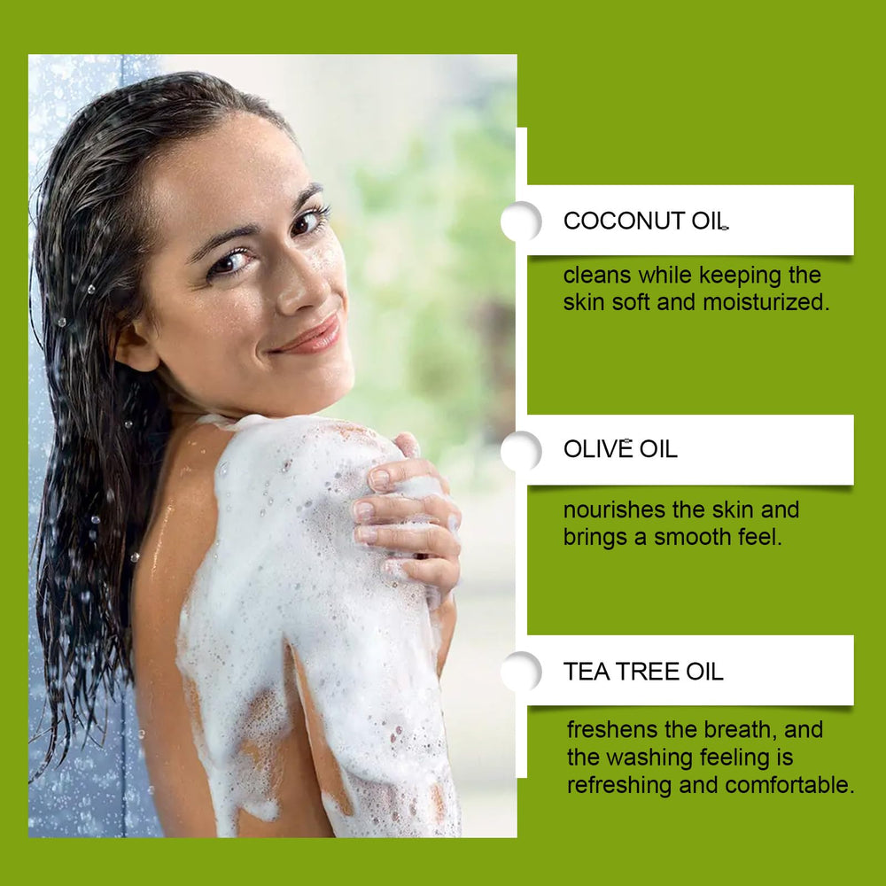 Loravey Soap Lather Purifying close-up shows deep cleansing and impurity removal.