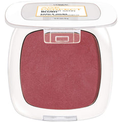 L'Oreal Paris Age Perfect Radiant Satin Blush swirl shows creamy texture for easy blending.