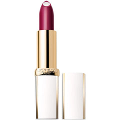 L'Oreal Paris Age Perfect lipstick in Perfect Burgundy, smooth color with lasting hydration.