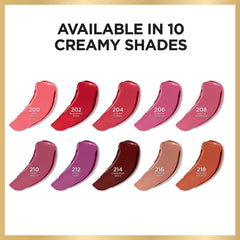 Close look at precious oils in Age Perfect Satin Lipstick formula