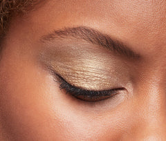 Blendable shimmer in Amber Sparkle for layered eye looks
