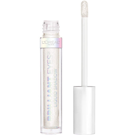 L'Oreal Paris Brilliant Eyes with string-of-pearls applicator deposits precise shimmer on lids