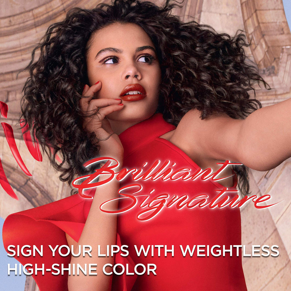 Nude shade lips for natural, polished everyday look with Brilliant Signature.