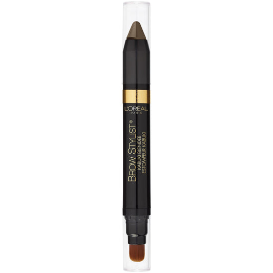 L'Oreal Paris Brow Stylist Kabuki Blender brow crayon in blonde for natural fill.