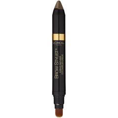 L'Oreal Paris Brow Stylist Kabuki Blender sharpening tip with wide opening sharpener.
