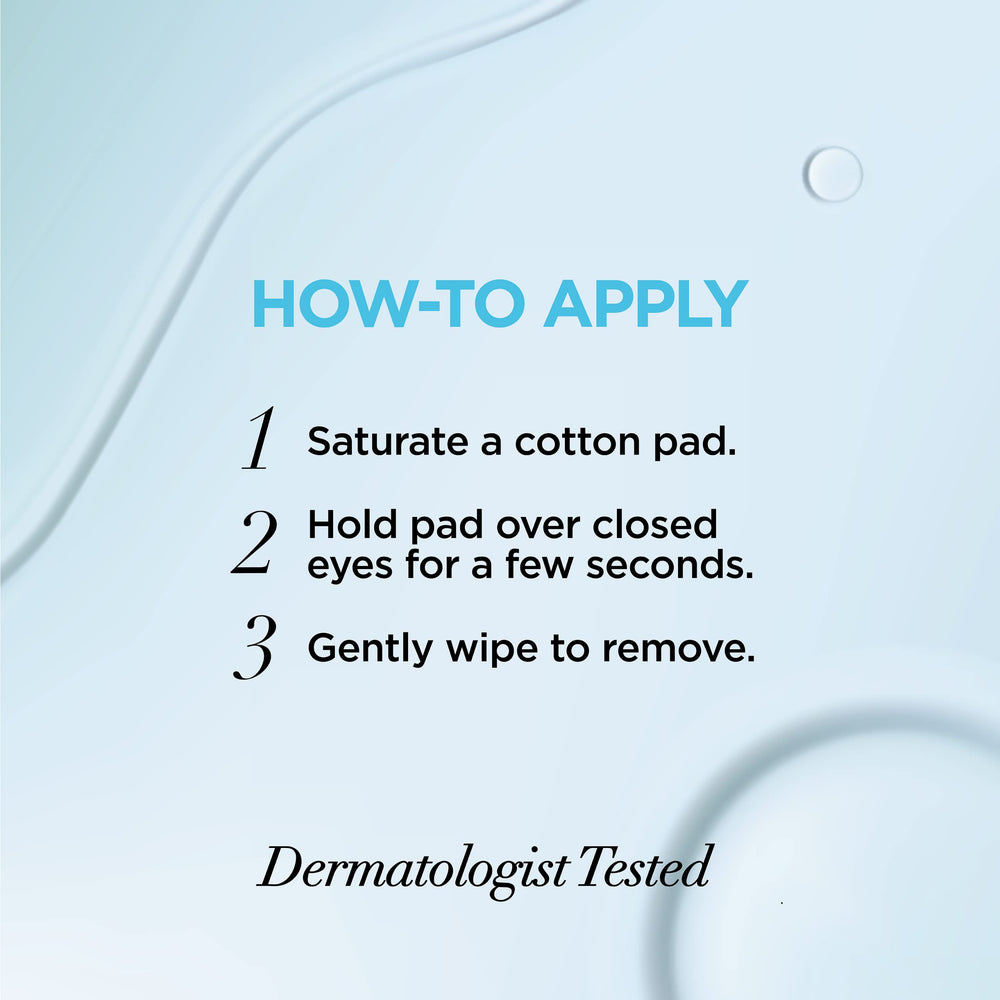 L'Oreal Paris Clean Artiste in-use demonstrates a smooth, gentle makeup removal