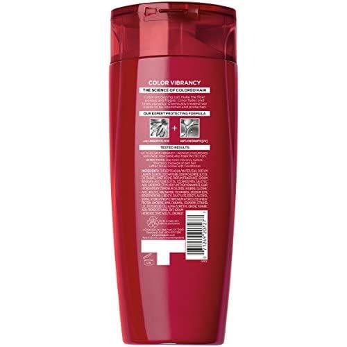 L'Oreal Paris Color Vibrancy Nourishing Shampoo lather demonstrates silky, manageable wash.
