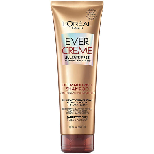 L'Oreal Paris EverCreme Deep Nourish shampoo pack-2 bottles for dry hair care