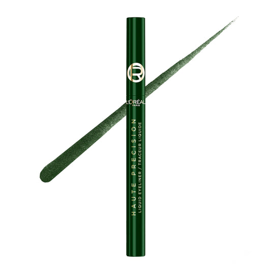 L'Oréal Paris Haute Precision eyeliner close-up of the ultra-precise micro-tip for clean lines.