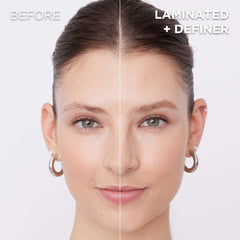 L'Oreal Paris Infallible Brow Lamination clear gel delivers invisible hold.