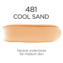 L'Oreal Paris Infallible Fresh Wear all-skin-types friendly formula supports versatile makeup.