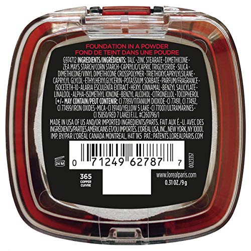 L’Oréal Paris Infallible Fresh Wear copper swatch showing matte finish.