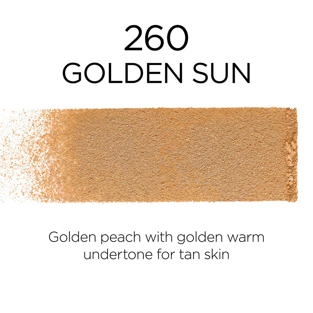 L Oreal Paris Infallible Fresh Wear Golden Sun swatch for even tone