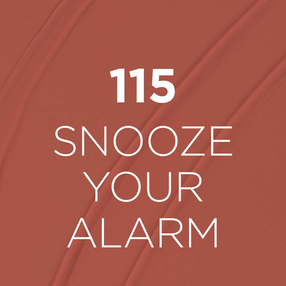 Snooze Your Alarm 115 packaging and wand enable smooth, easy application
