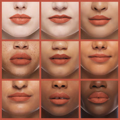 Loreal Paris Infallible Pro-Matte Cowboy on lips with full-coverage finish