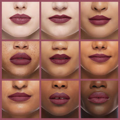 L’Oréal Paris Infallible Pro-Matte Lipstick Plum Bum wand application for precise contour.