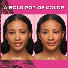 L'Oreal Paris Infallible Soft Matte Blush Rosewood swatches displaying rich matte payoff