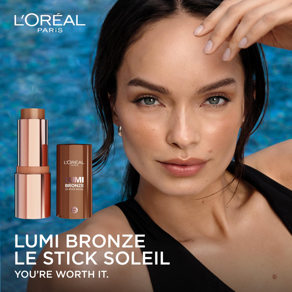 L'Oreal Paris Lumi Bronze Le Stick Soleil soft-touch finish for all-day bronze.