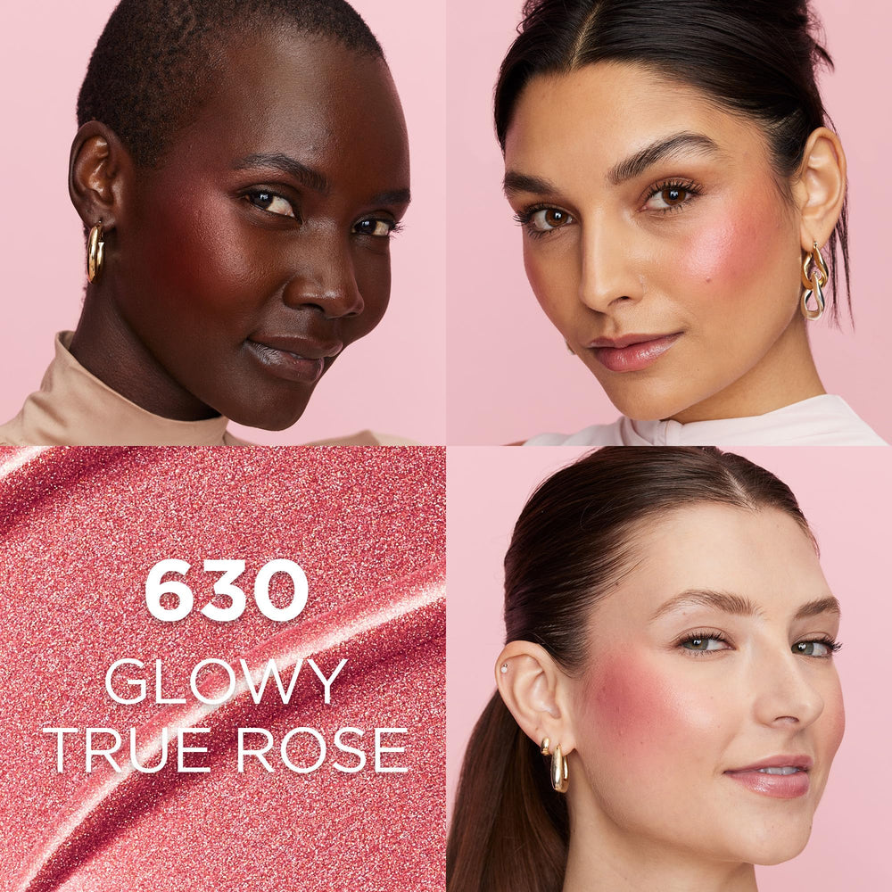 L'Oreal Paris Lumi Le Liquid Blush pinky nude for versatile daily warmth.