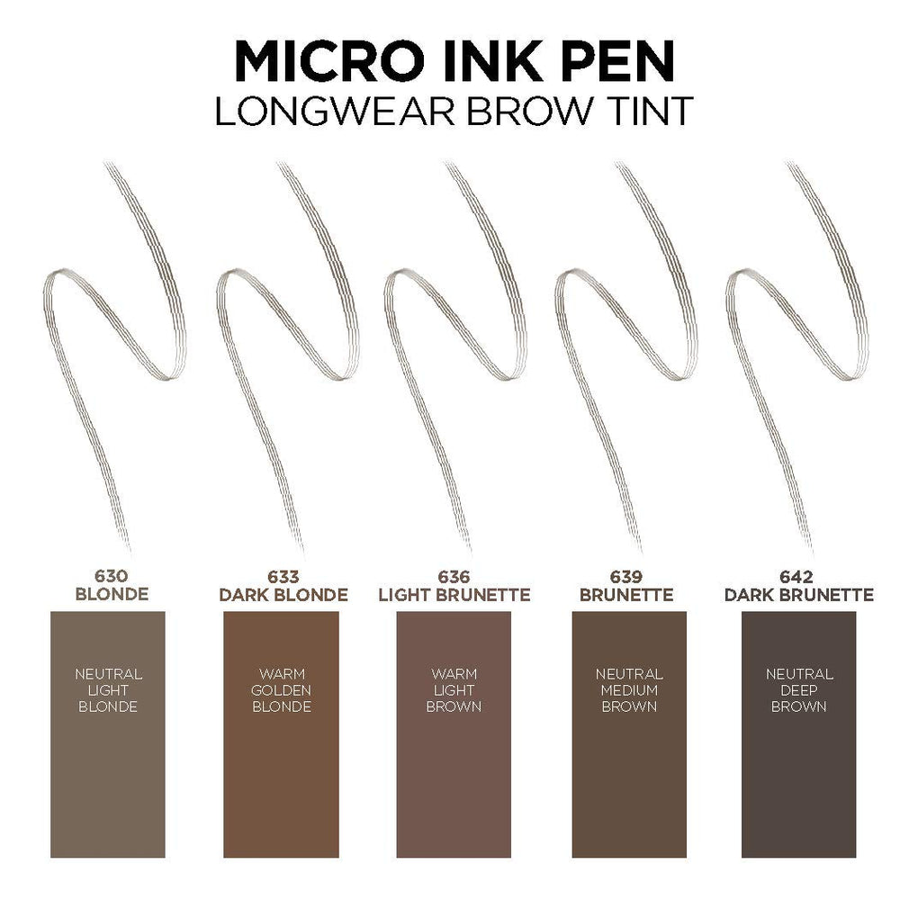 L'Oreal Paris Micro Ink Pen Brow Stylist natural-look hair-like effect