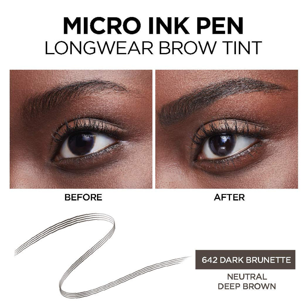 L'Oreal Paris Micro Ink Pen Brow Stylist smudge-resistant tint for all-day definition