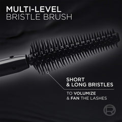 L'Oreal Paris Panorama Mascara creates a fanned lash silhouette.