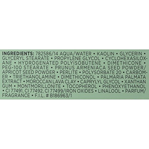 L'Oreal Paris Pure Clay Mask with Red Algae product shot features the 1.7 oz jar.