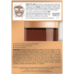 L'Oreal Paris Pure Sugar Scrub used on lips for smoothing and refining.