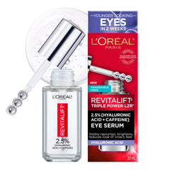 Revitalift eye serum hyaluronic acid hydrates the under-eye area