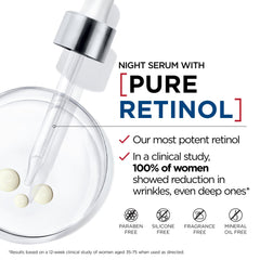 Dropper close-up on Revitalift LZR serum for quick absorption