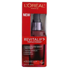 L'Oreal Paris RevitaLift two-pack display for daily skincare routine