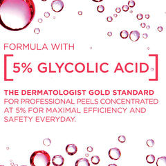 Glycolic acid and Aloe Vera blend for gentle exfoliation and soothing hydration