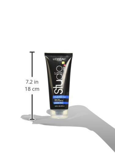 L'Oreal Paris Studio Line Clean Gel in shower demonstrates easy rinse-out