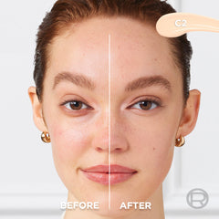 L'Oreal Paris True Match Radiant Serum Concealer flat tip applicator for precise, single-swipe coverage.