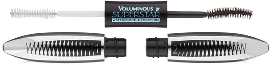 L’Oréal Paris Voluminous Superstar Primer coats lashes for a smoother, fuller base.