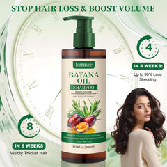 Lorrnyee Batana Oil Shampoo lather close-up for gentle cleansing