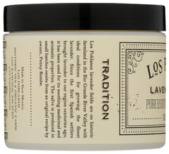 Los Poblanos lavender hand salve close-up on smooth skin after use