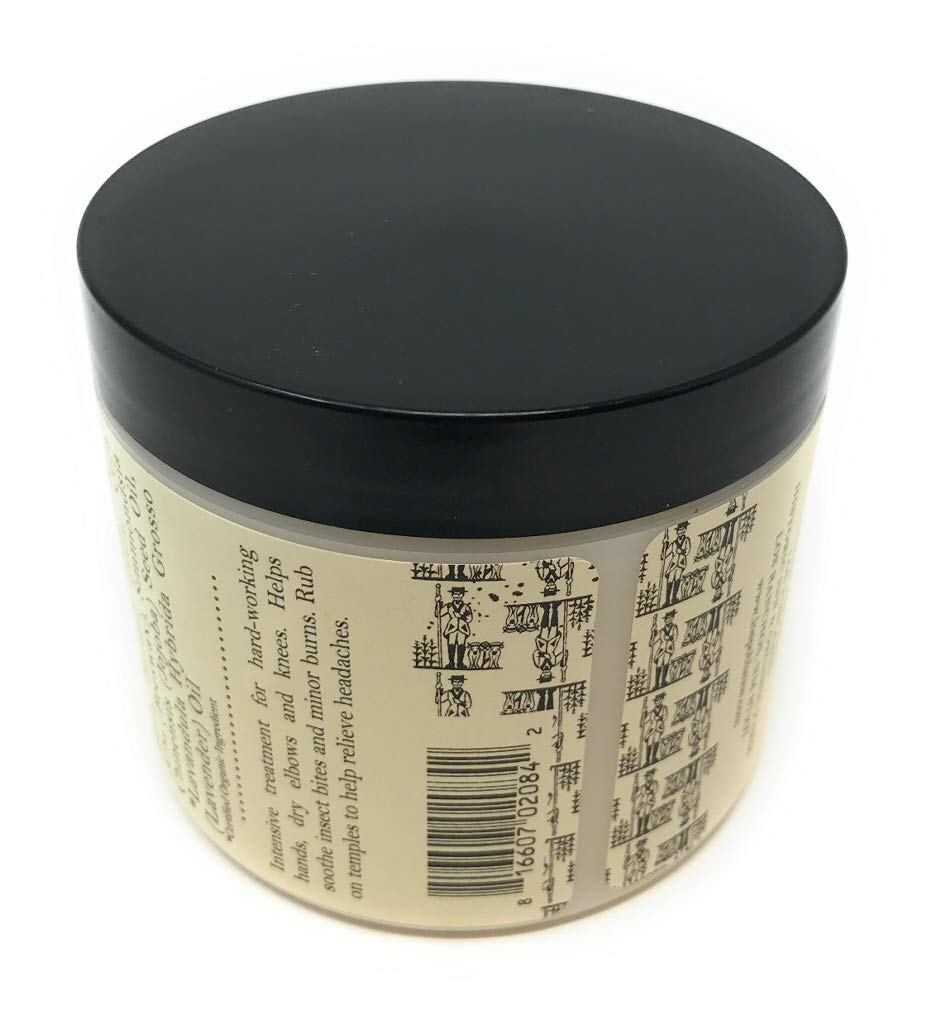Los Poblanos lavender hand salve packaging on vanity for everyday nourishment