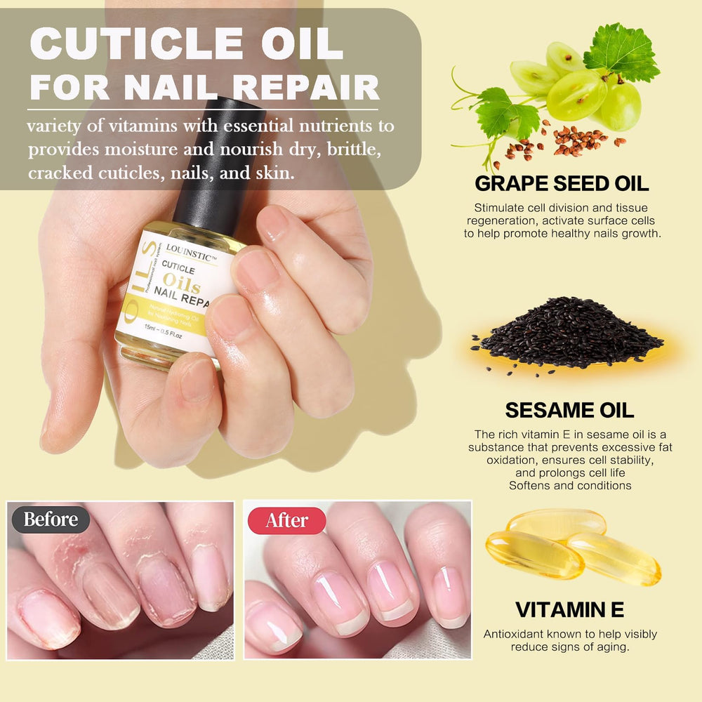 Louinstic nail file to shape nails after removal.