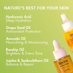 LOUMI Rose Glow Oil massaged into skin reveals lightweight hydration