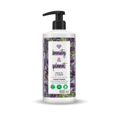 Love Beauty And Planet Argan Oil and Lavender Conditioner bottle front for smoother hair